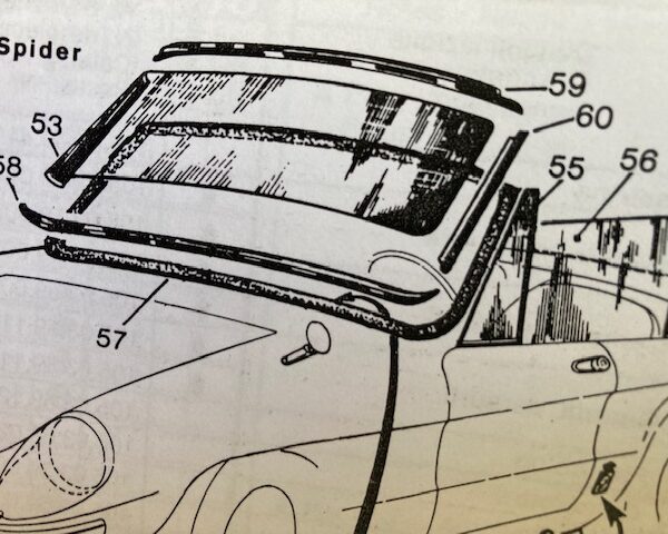 Joint Pare-brise Spider