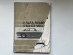Notice conduite et entretien 1750 Gt Veloce